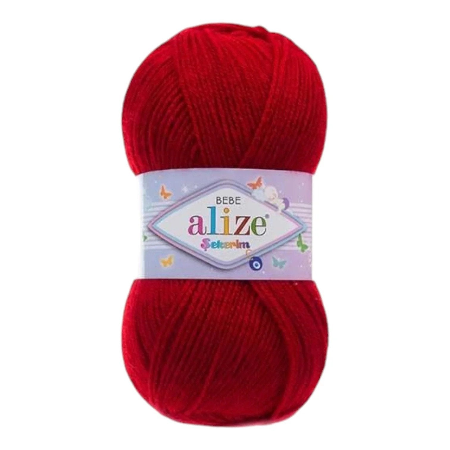 Alize Sekerim Bebe Yarn – 100% Acrylic Sport/Wool Blend, 100 g, 320 m