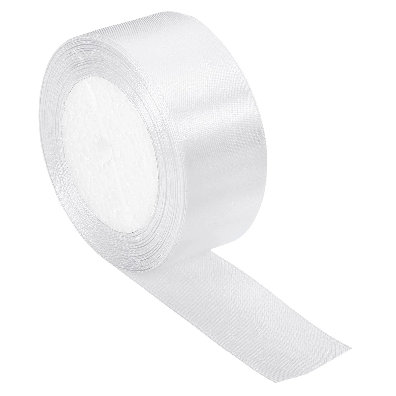 1 Inch Silk Ribbon Roll – Satin Finish for Crafts & Decoration