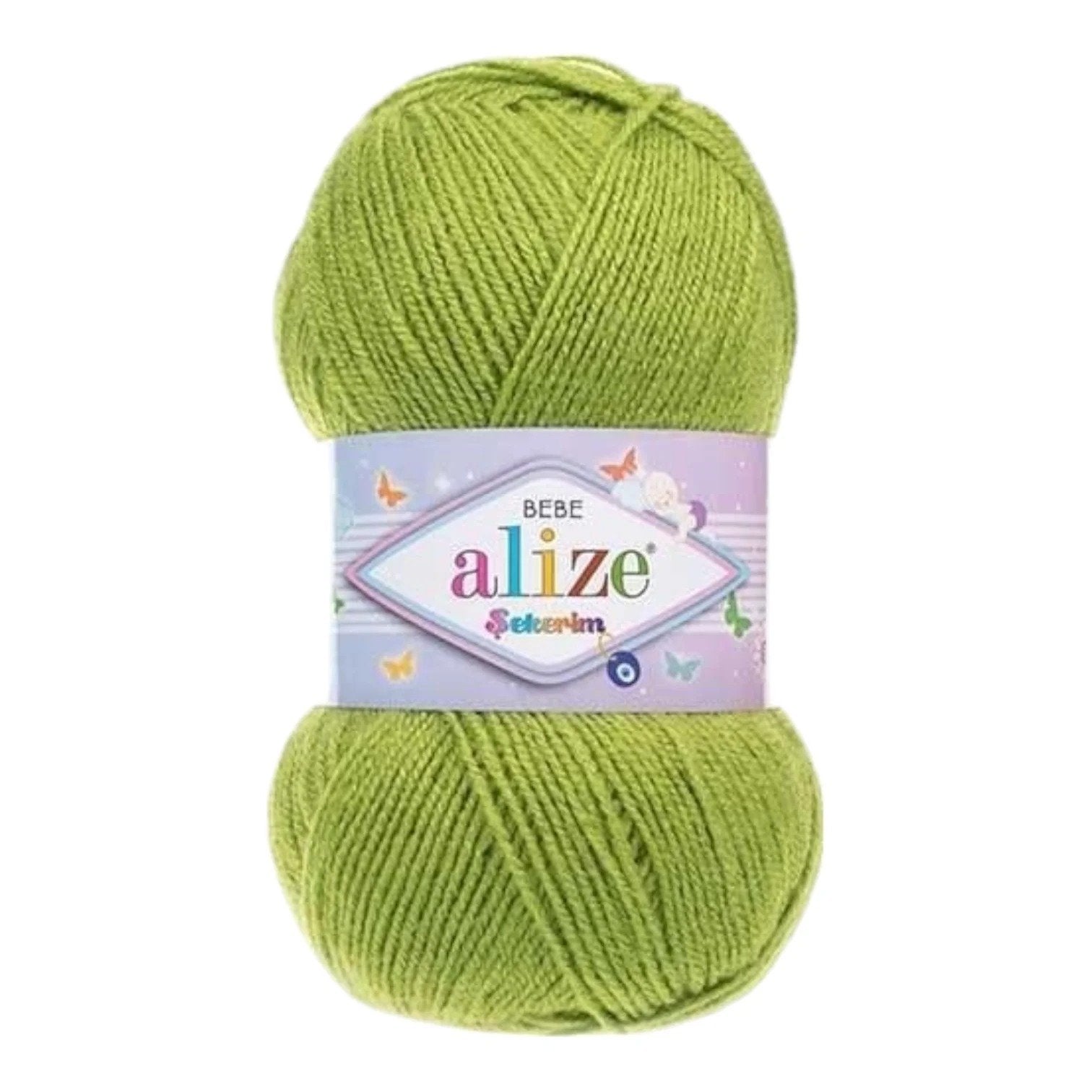 Alize Sekerim Bebe Yarn – 100% Acrylic Sport/Wool Blend, 100 g, 320 m