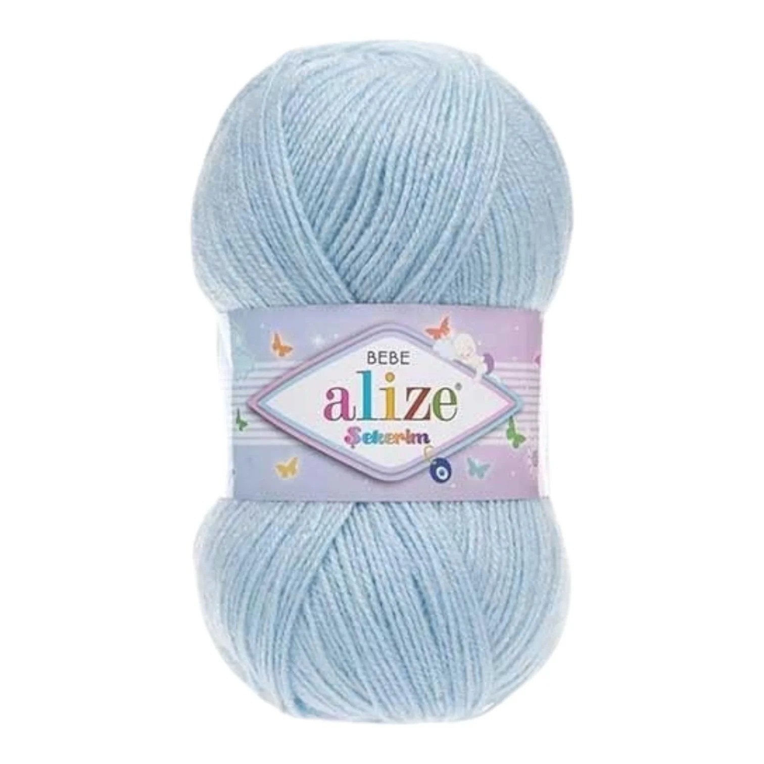 Alize Sekerim Bebe Yarn – 100% Acrylic Sport/Wool Blend, 100 g, 320 m