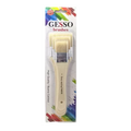 KeepSmiling Gesso Brushes Flat Tip (3pc) | Sizes 2, 4, 6