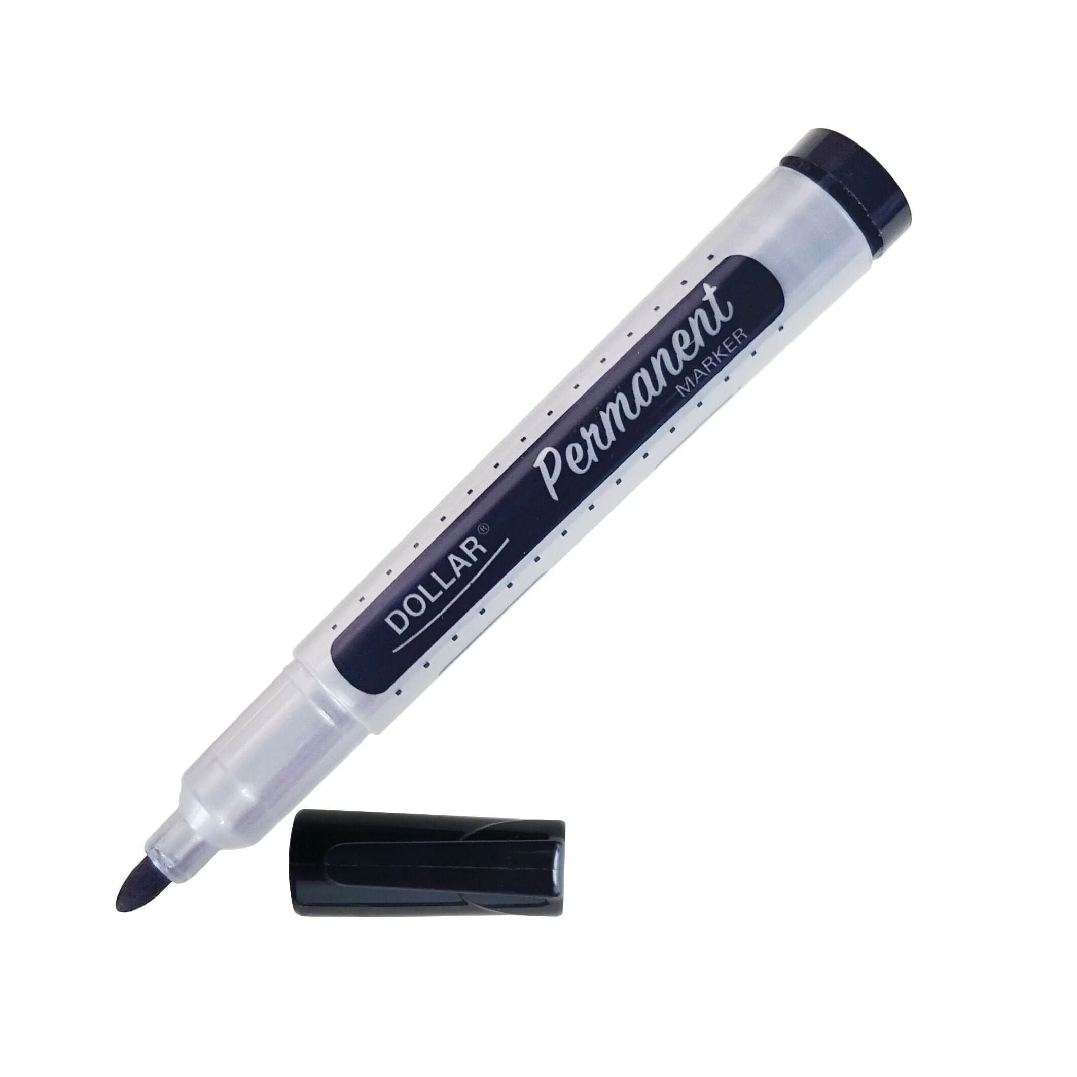 Dollar Permanent Marker Black (1pc) | Fine Point & Bold