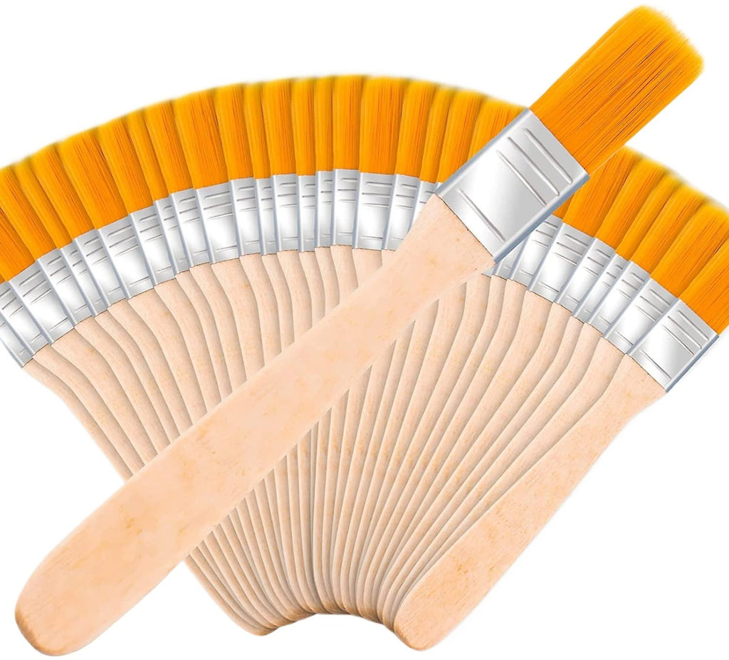 KeepSmiling Gesso Paint Brush (1pc) | Nylon Flat Tip