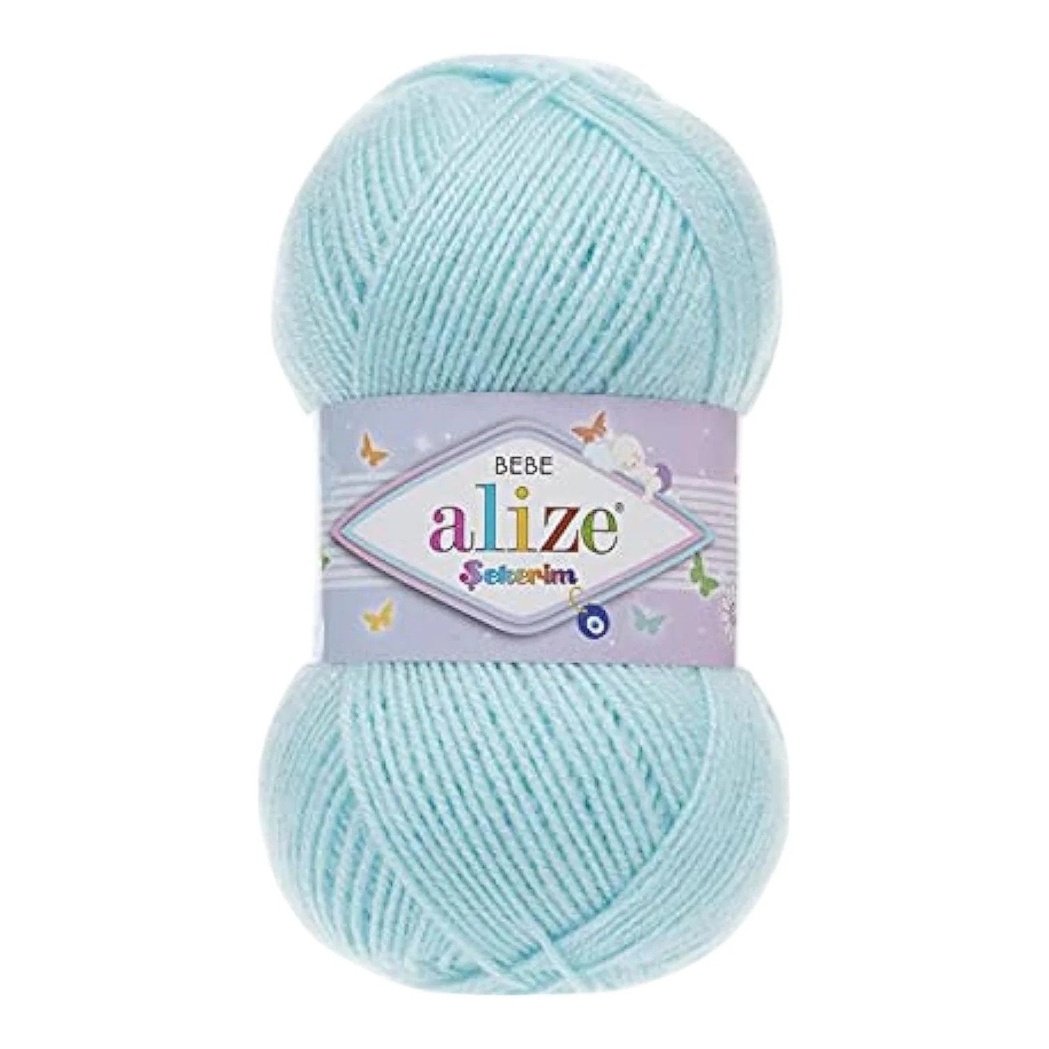 Alize Sekerim Bebe Yarn – 100% Acrylic Sport/Wool Blend, 100 g, 320 m