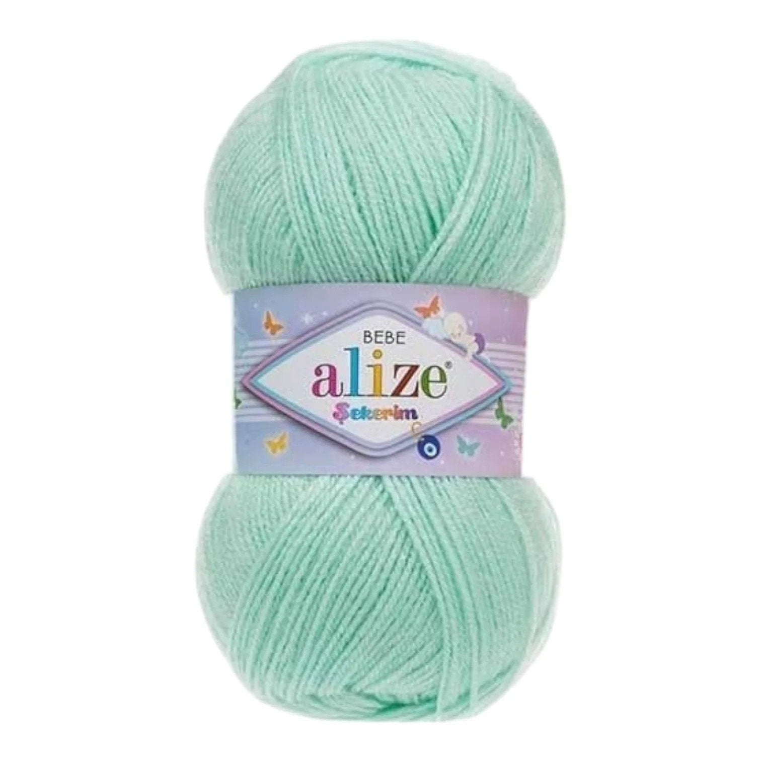 Alize Sekerim Bebe Yarn – 100% Acrylic Sport/Wool Blend, 100 g, 320 m