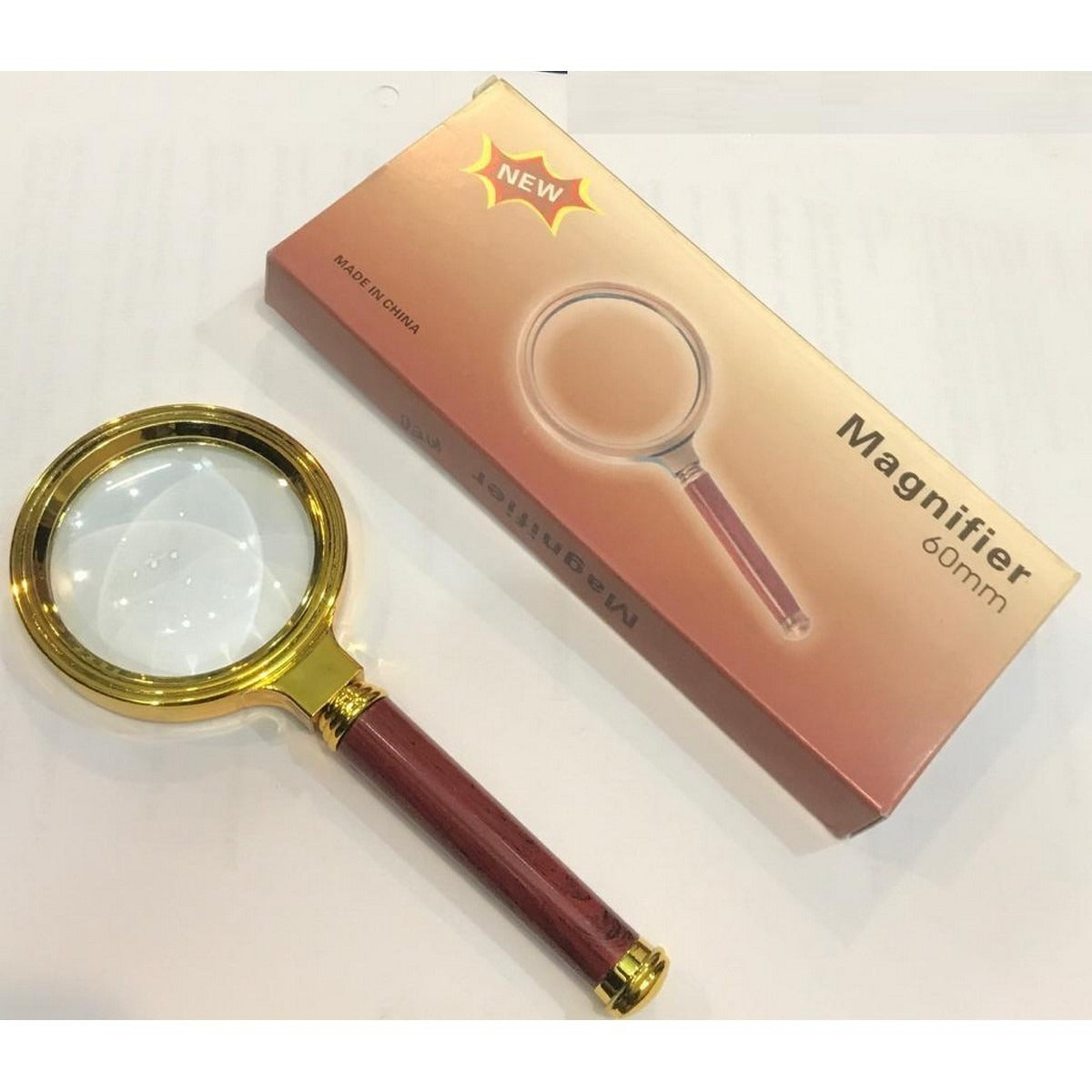 60mm Magnifier Glass | Zoom Magnifier for Reading & Crafts