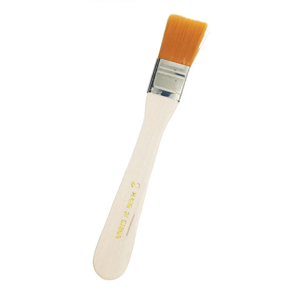 KeepSmiling Gesso Paint Brush (1pc) | Nylon Flat Tip
