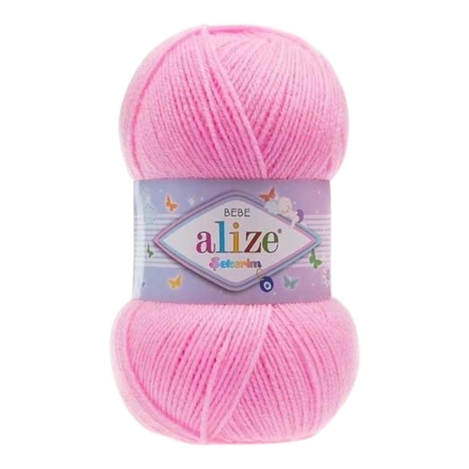 Alize Sekerim Bebe Yarn – 100% Acrylic Sport/Wool Blend, 100 g, 320 m