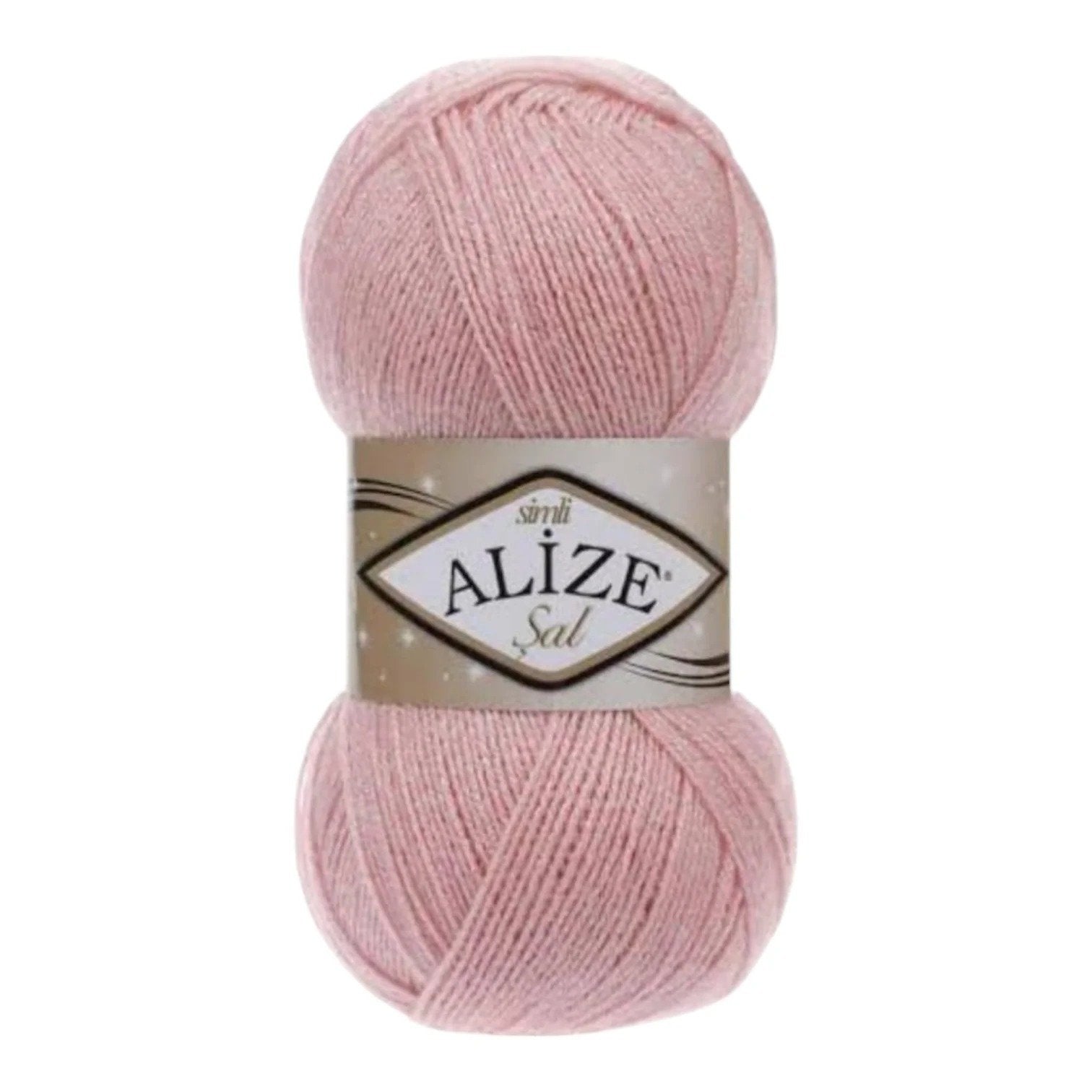 Alize Simli Sal Wool Yarn – 95% Acrylic, 5% Metallic | 100g Ball