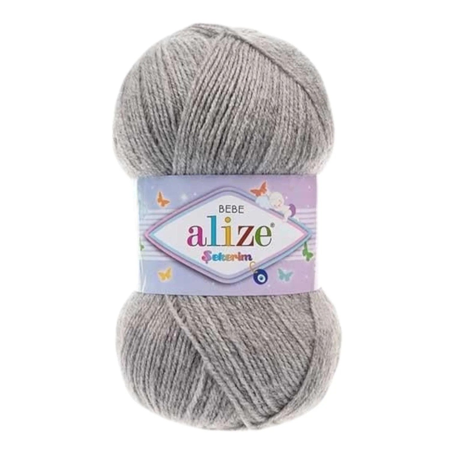 Alize Sekerim Bebe Yarn – 100% Acrylic Sport/Wool Blend, 100 g, 320 m