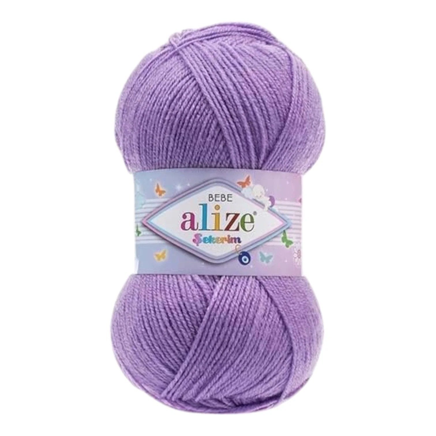 Alize Sekerim Bebe Yarn – 100% Acrylic Sport/Wool Blend, 100 g, 320 m