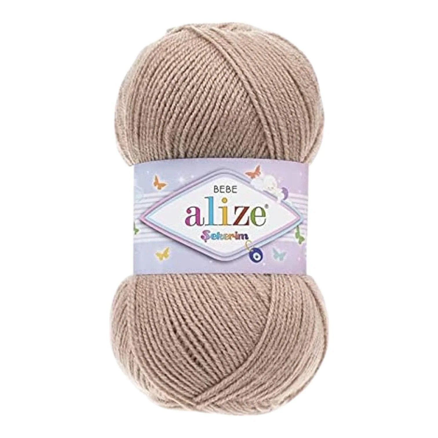 Alize Sekerim Bebe Yarn – 100% Acrylic Sport/Wool Blend, 100 g, 320 m