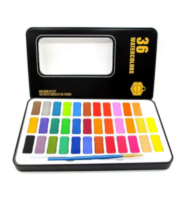 Keep Smiling Watercolor Set | 12, 18, 24, 36 Colours