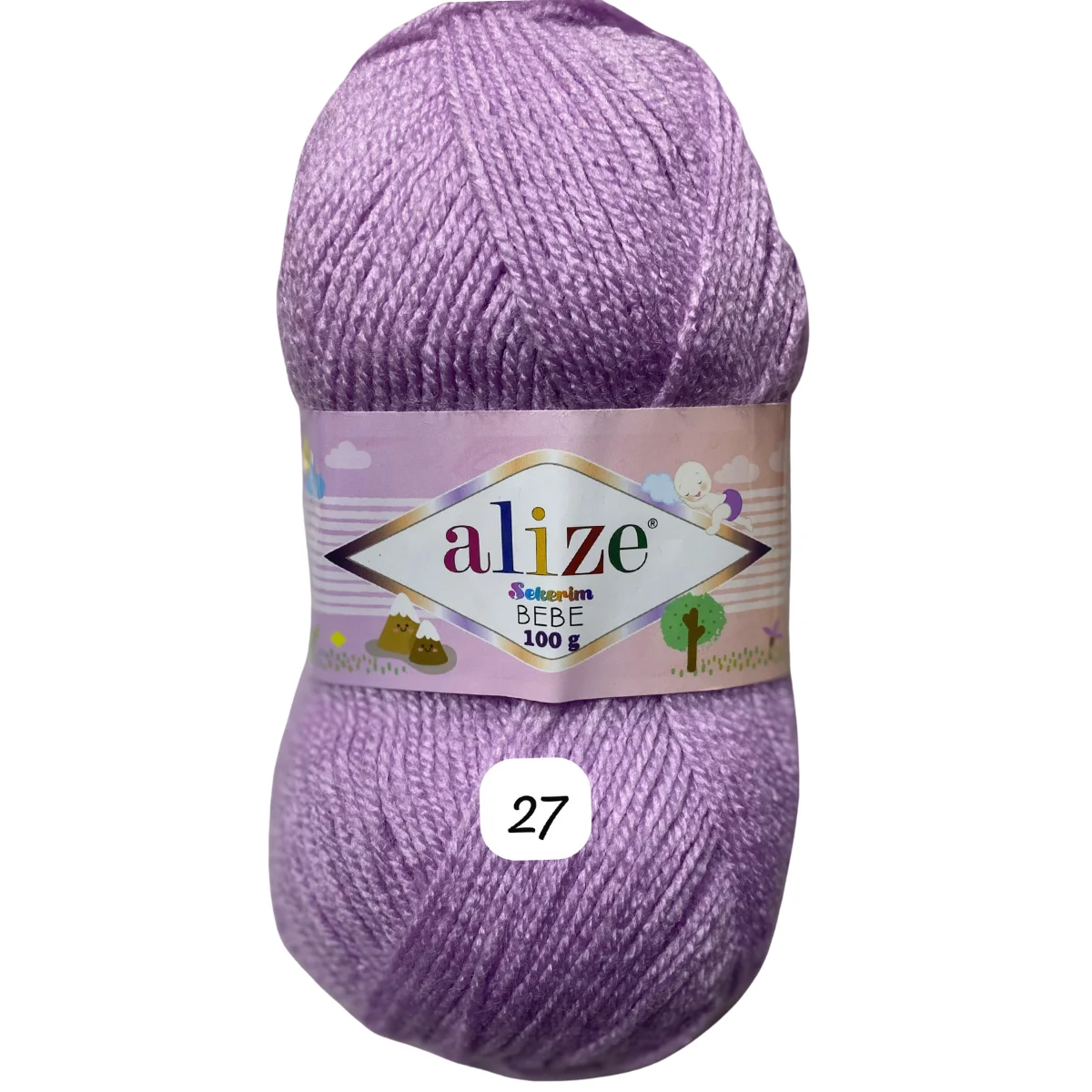 Alize Sekerim Bebe Yarn – 100% Acrylic Sport/Wool Blend, 100 g, 320 m