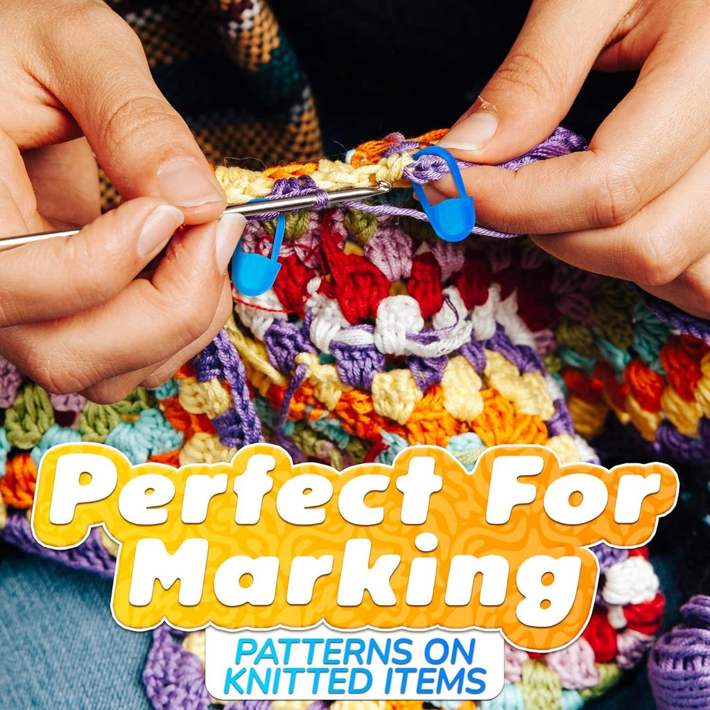 20PCS Crochet Stitch Markers | Locking Stitch Markers for Knitting & Crocheting