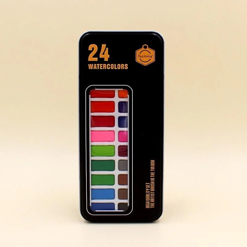 Keep Smiling Watercolor Set | 12, 18, 24, 36 Colours