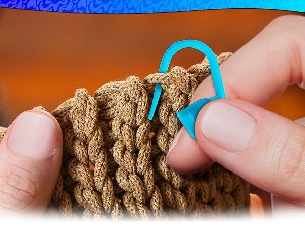 20PCS Crochet Stitch Markers | Locking Stitch Markers for Knitting & Crocheting