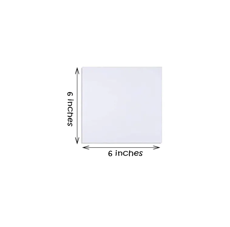 Square & Round Canvas Boards | All Sizes (4x4 to 12x12)