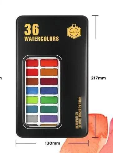 Keep Smiling Watercolor Set | 12, 18, 24, 36 Colours