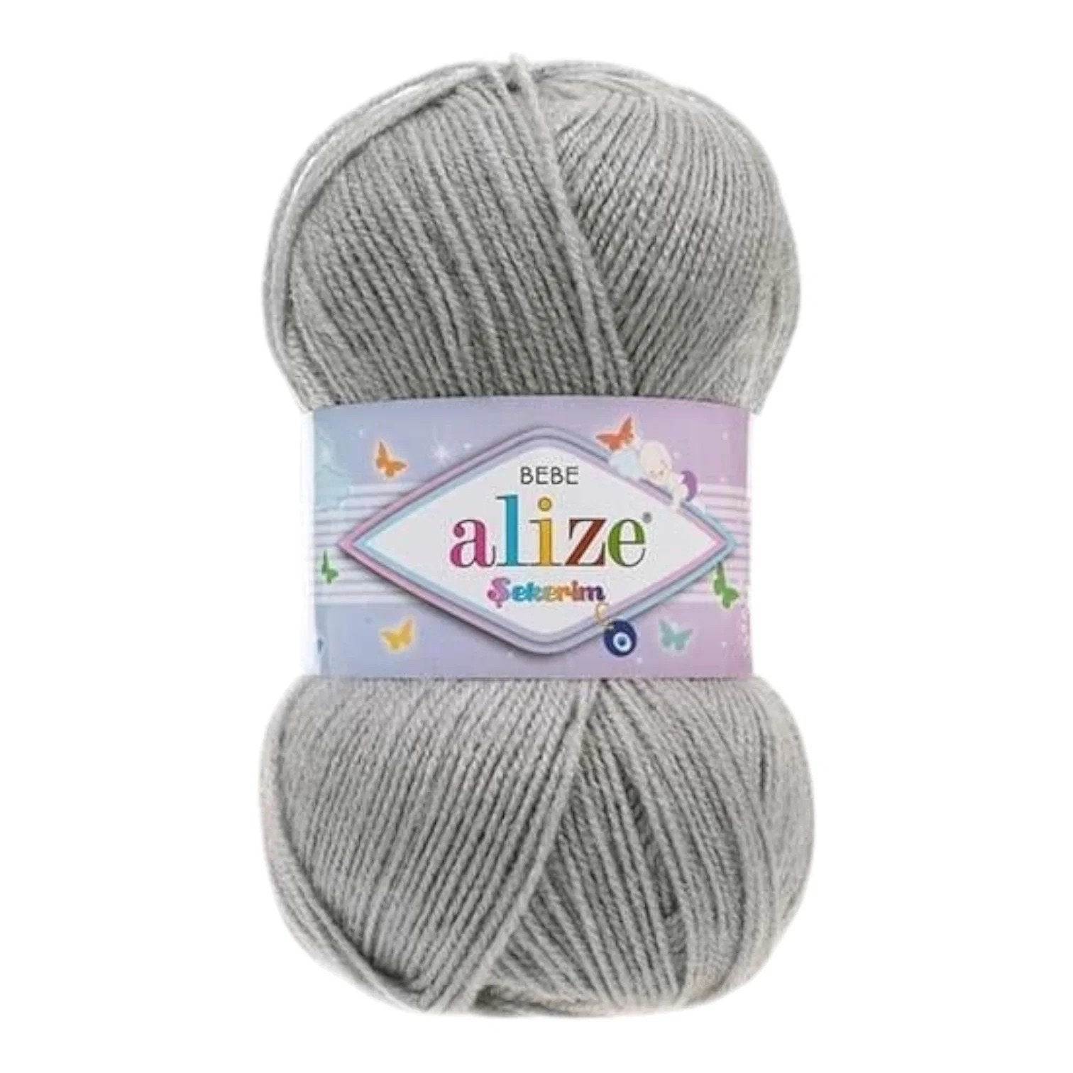 Alize Sekerim Bebe Yarn – 100% Acrylic Sport/Wool Blend, 100 g, 320 m
