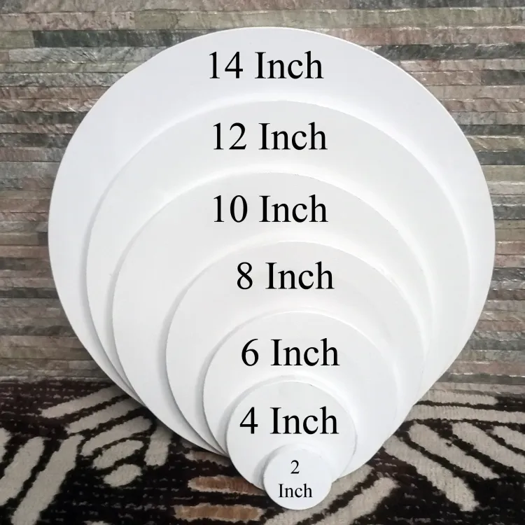 Square & Round Canvas Boards | All Sizes (4x4 to 12x12)