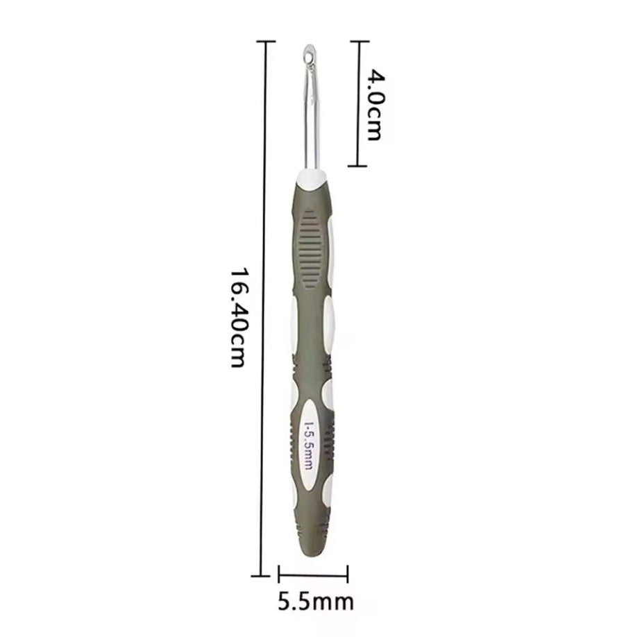 Ergonomic Crochet Hooks | Single or Full 9pc Set
