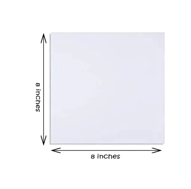 Square & Round Canvas Boards | All Sizes (4x4 to 12x12)