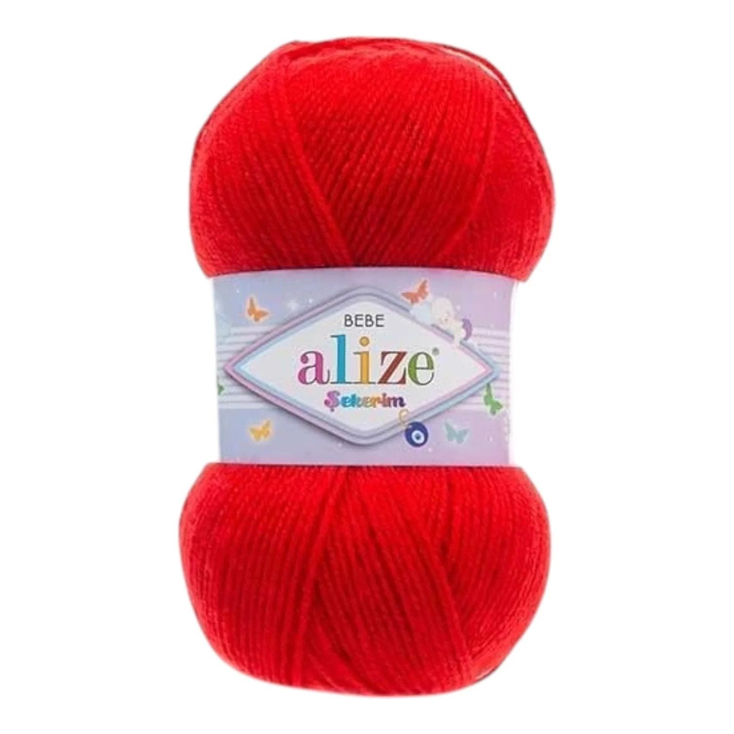 Alize Sekerim Bebe Yarn – 100% Acrylic Sport/Wool Blend, 100 g, 320 m
