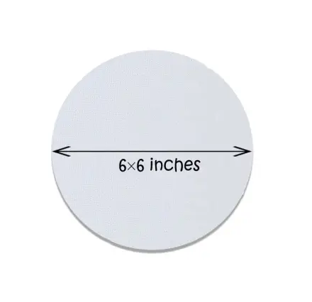 Square & Round Canvas Boards | All Sizes (4x4 to 12x12)