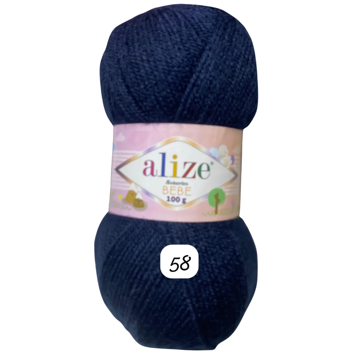 Alize Sekerim Bebe Yarn – 100% Acrylic Sport/Wool Blend, 100 g, 320 m