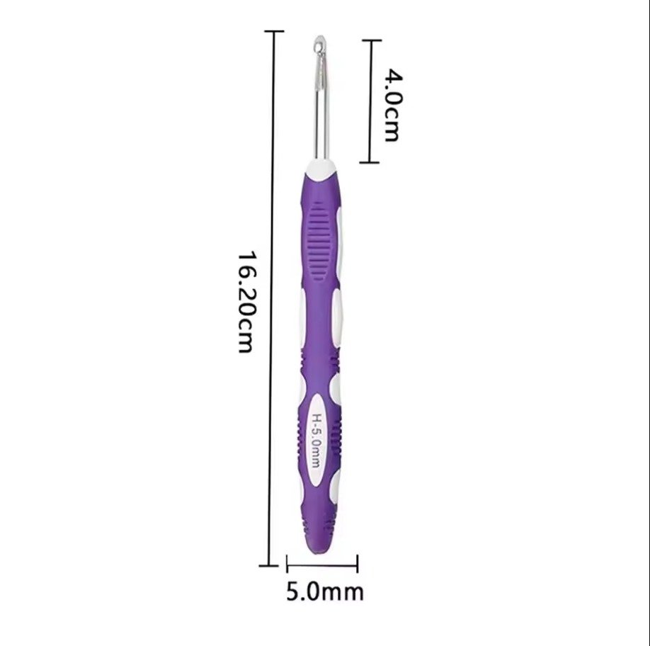 Ergonomic Crochet Hooks | Single or Full 9pc Set