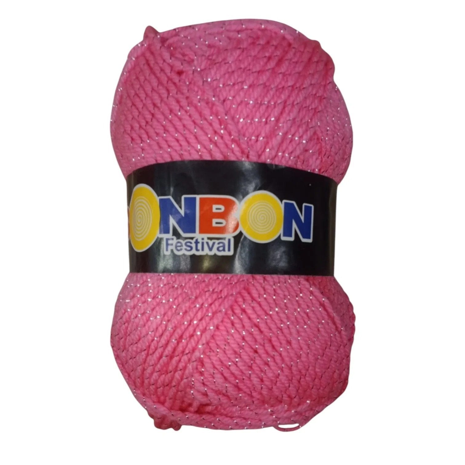 Bonbon Festival Tilla Wool Yarn – 90% Acrylic + 10% Sparkle, 70–80g Ball