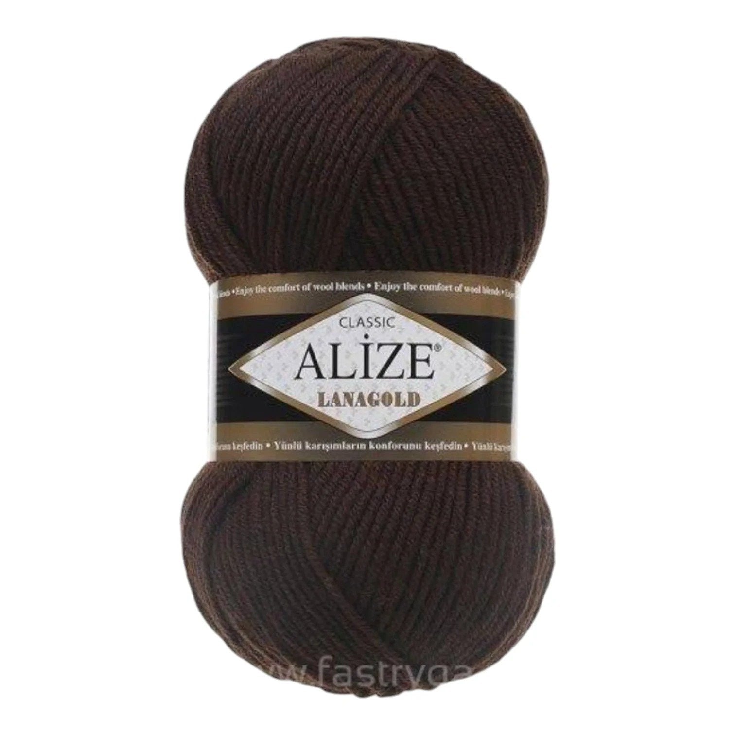 Alize Lanagold Wool Blend Yarn (49% Wool, 51% Acrylic)