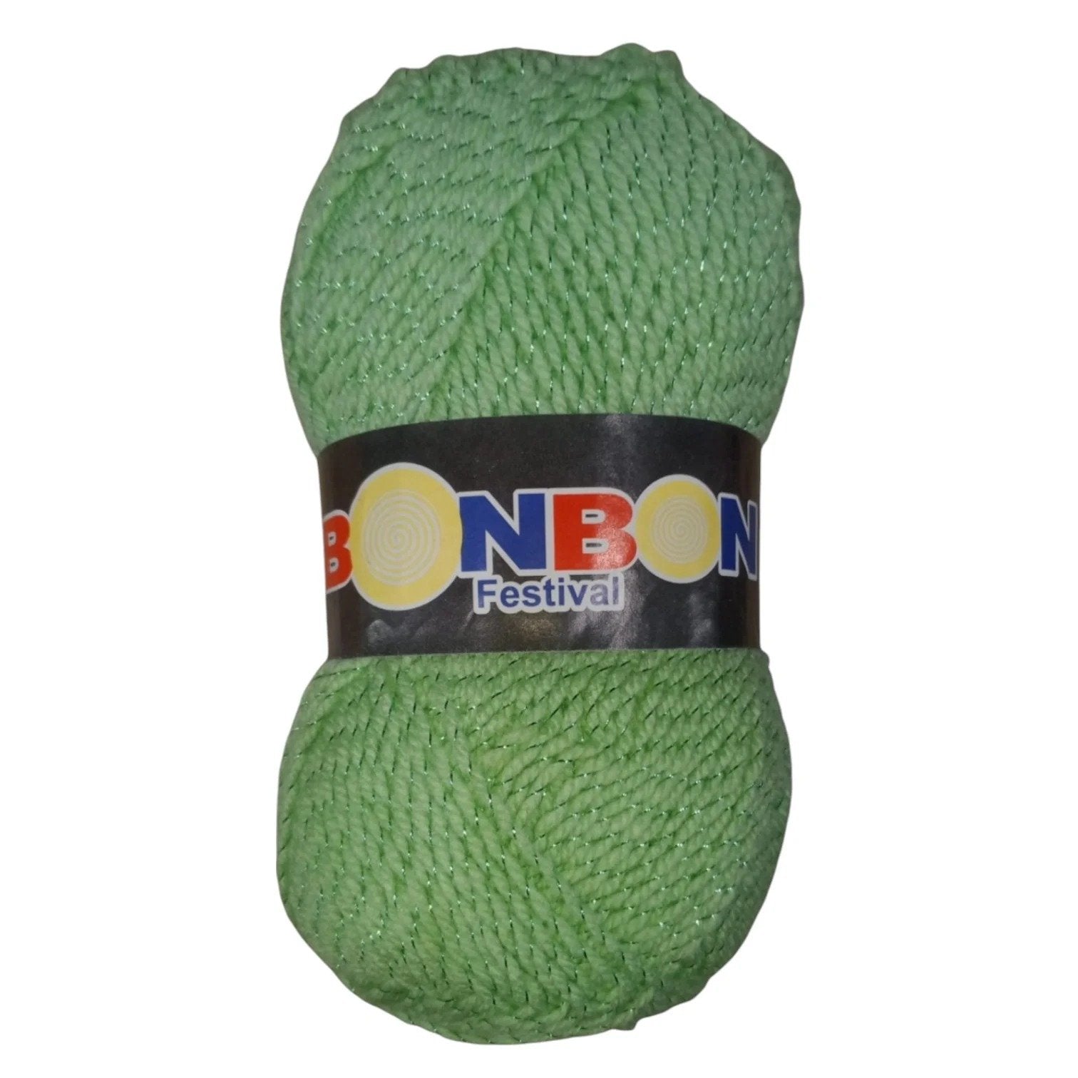 Bonbon Festival Tilla Wool Yarn – 90% Acrylic + 10% Sparkle, 70–80g Ball