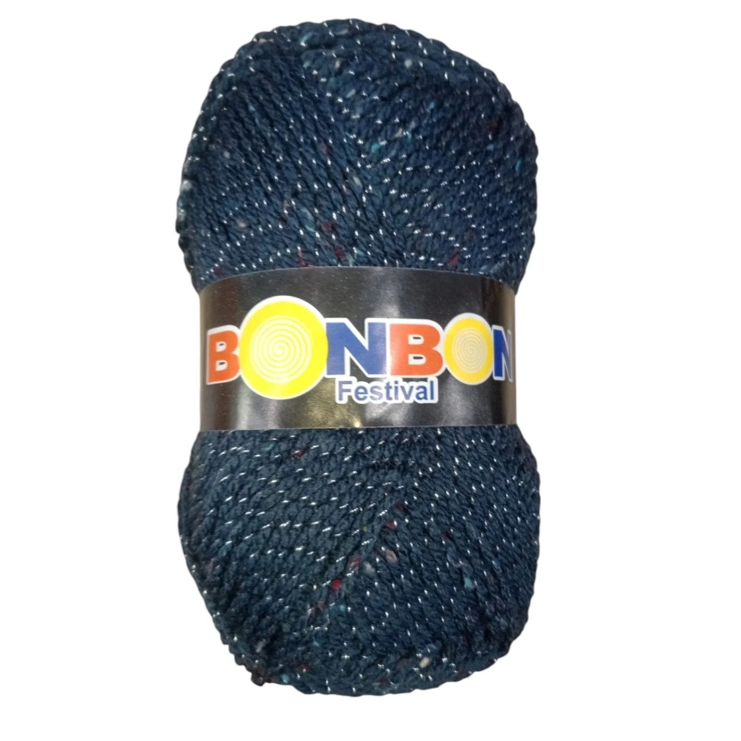Bonbon Festival Tilla Wool Yarn – 90% Acrylic + 10% Sparkle, 70–80g Ball