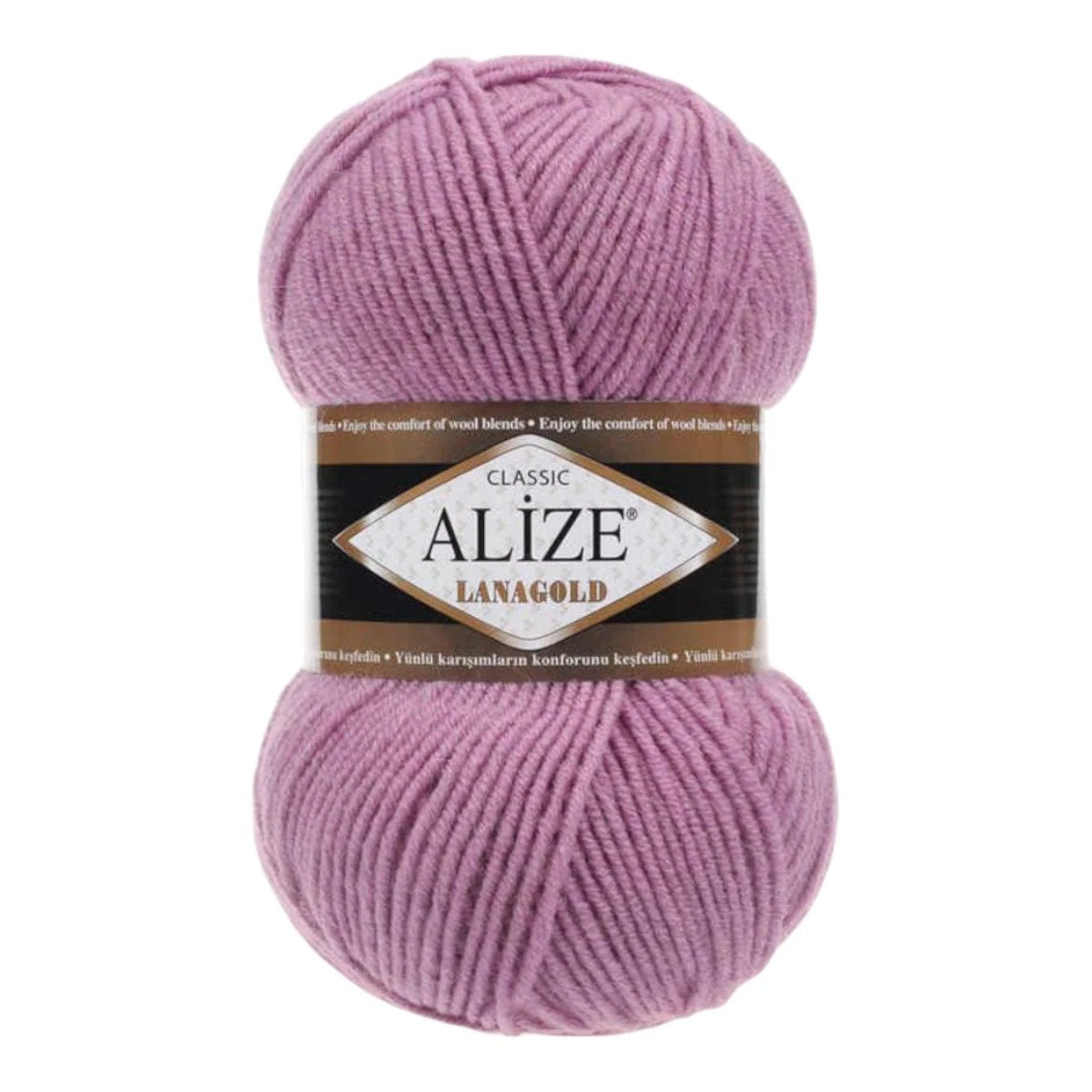 Alize Lanagold Wool Blend Yarn (49% Wool, 51% Acrylic)