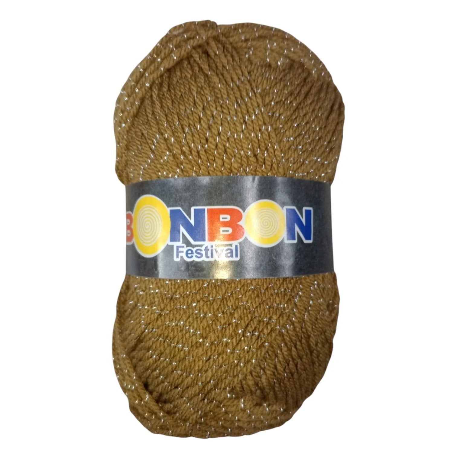 Bonbon Festival Tilla Wool Yarn – 90% Acrylic + 10% Sparkle, 70–80g Ball