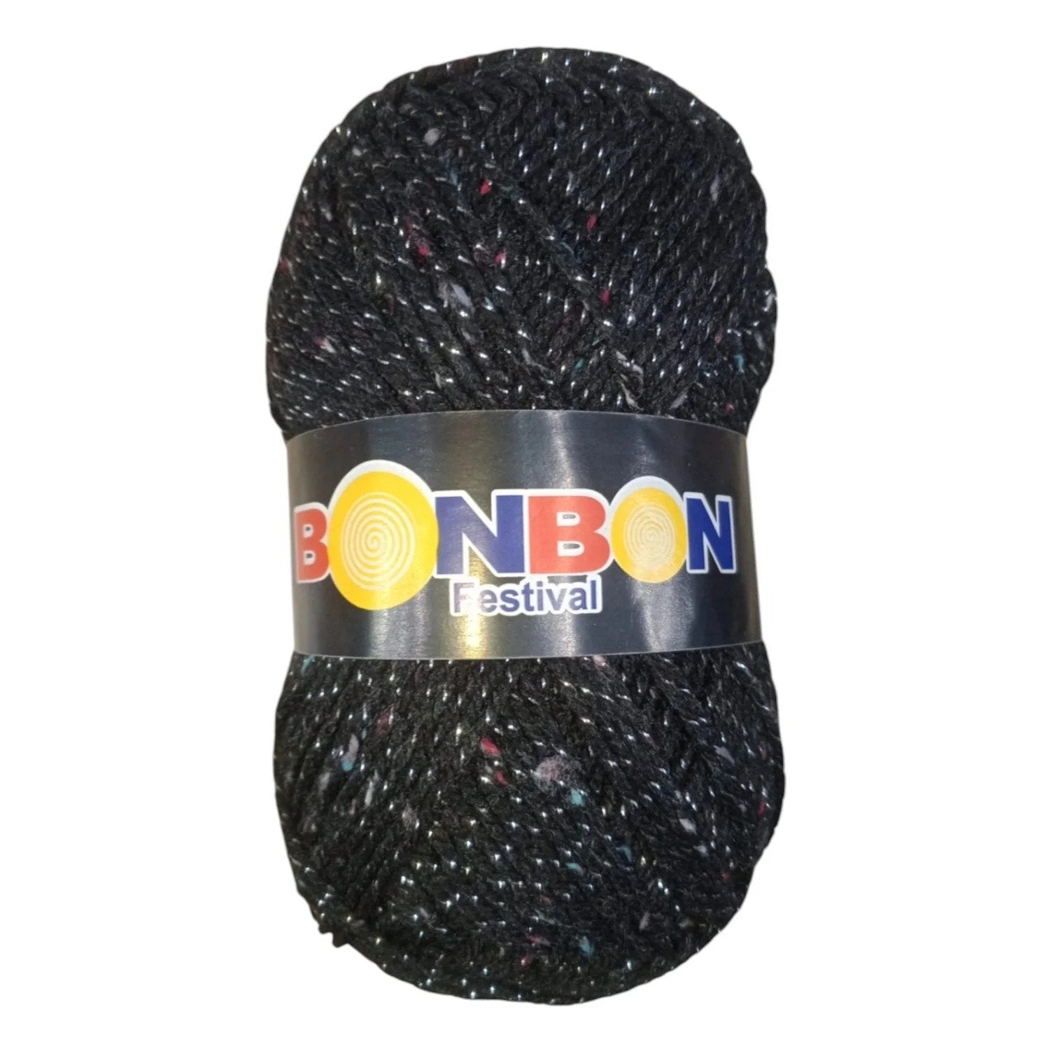 Bonbon Festival Tilla Wool Yarn – 90% Acrylic + 10% Sparkle, 70–80g Ball