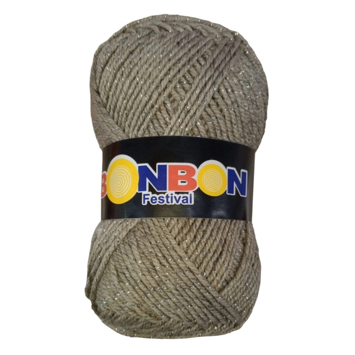 Bonbon Festival Tilla Wool Yarn – 90% Acrylic + 10% Sparkle, 70–80g Ball