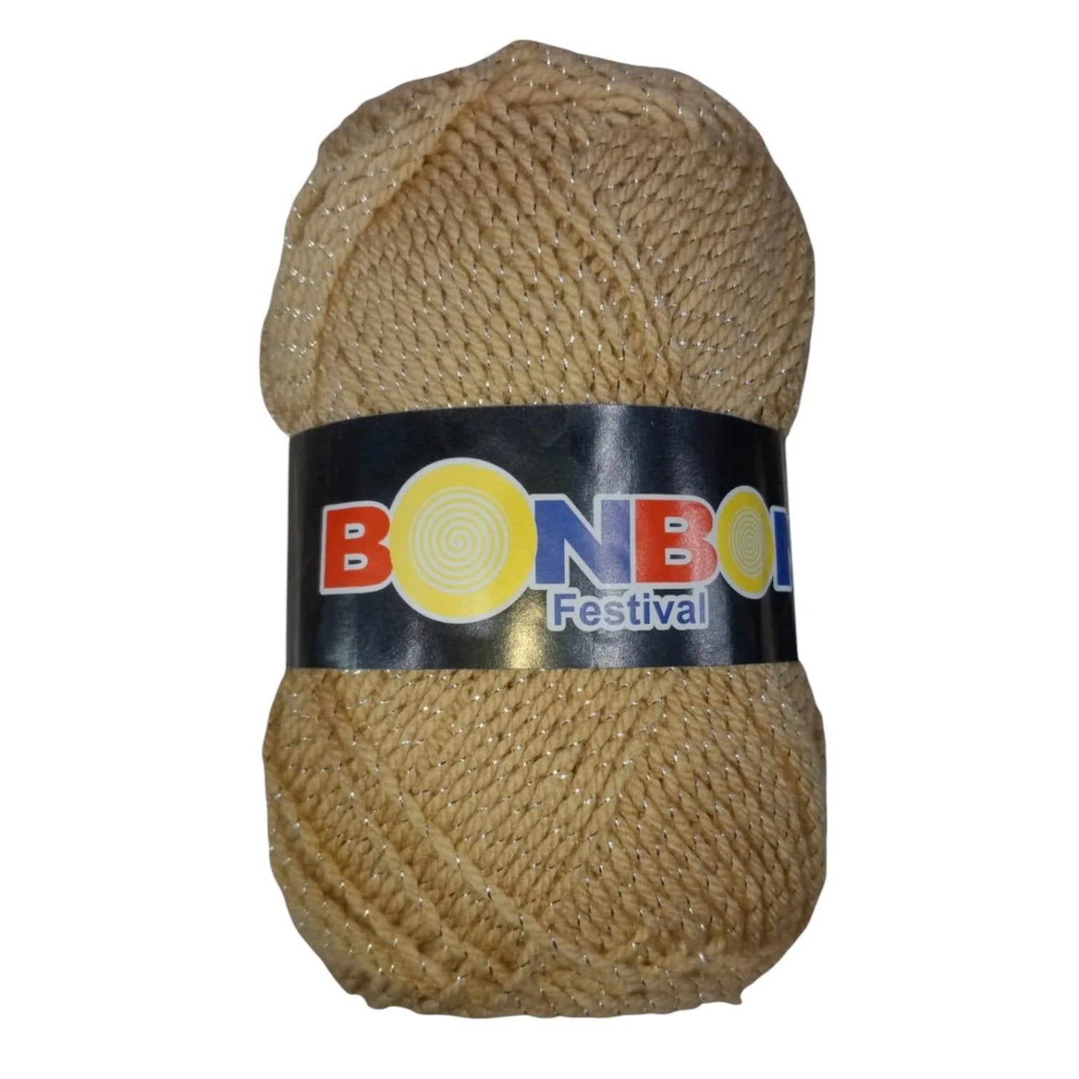 Bonbon Festival Tilla Wool Yarn – 90% Acrylic + 10% Sparkle, 70–80g Ball