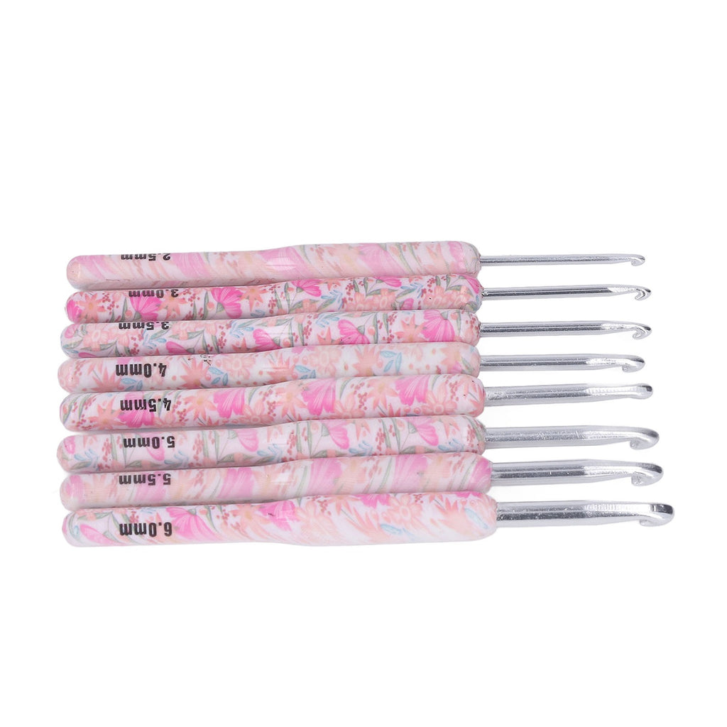 Floral Cushioned Crochet Hook Set