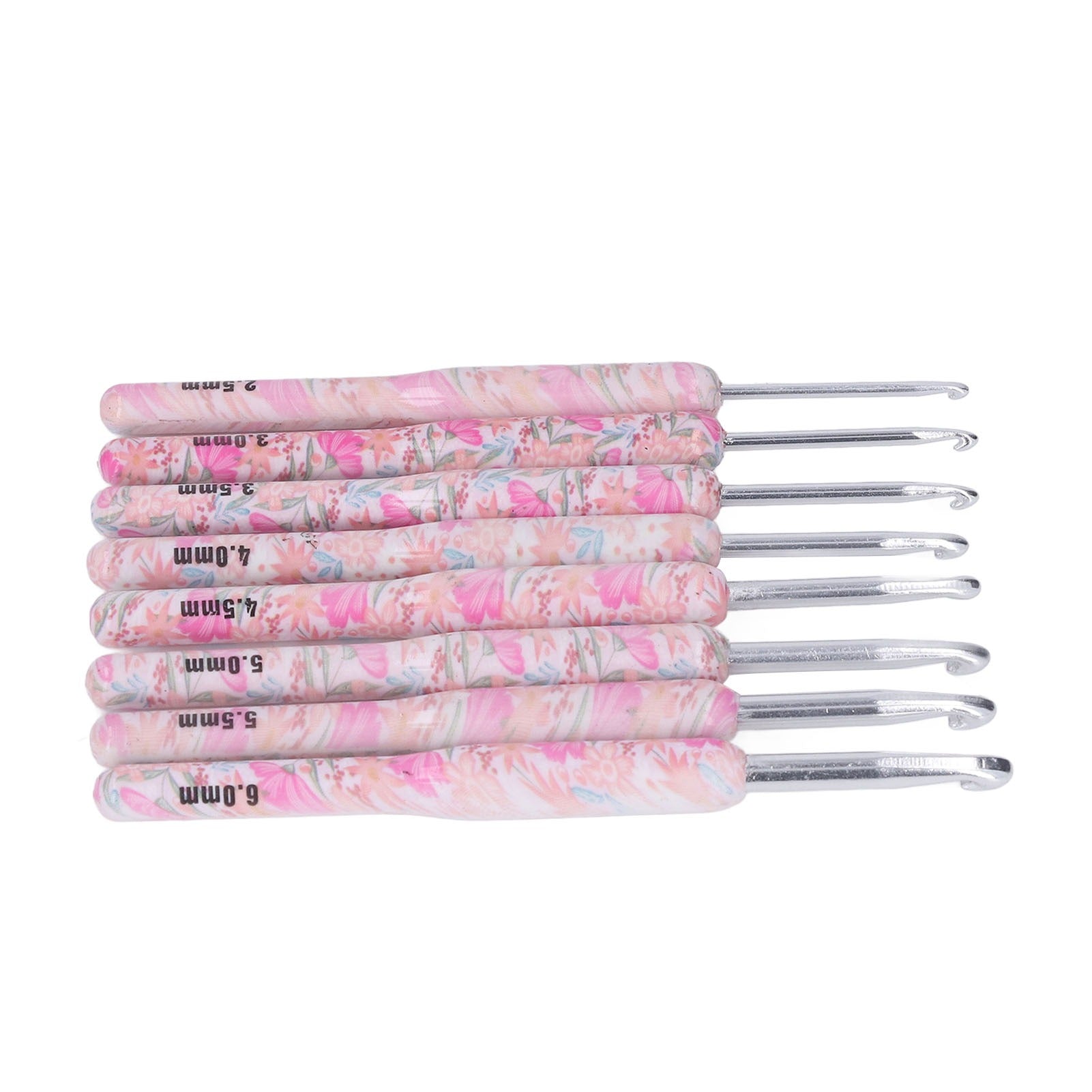 Floral Cushioned Crochet Hook Set