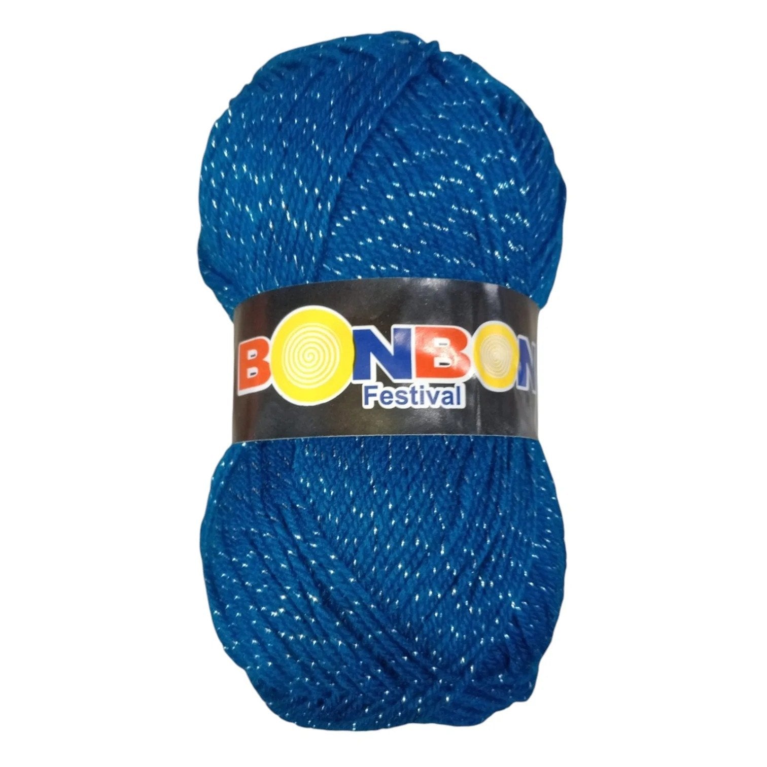 Bonbon Festival Tilla Wool Yarn – 90% Acrylic + 10% Sparkle, 70–80g Ball