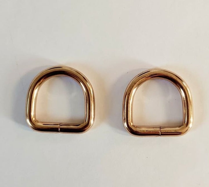 D-Shape Rings for Bag (2pcs) | Metal Hardware Bag Making