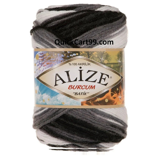 Alize Burcum Batik Yarn – 100% Acrylic, 100g Skein, 210m