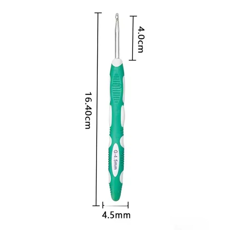 Ergonomic Crochet Hooks | Single or Full 9pc Set