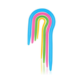U Shape Cable Needle J Shape Curved Crochet