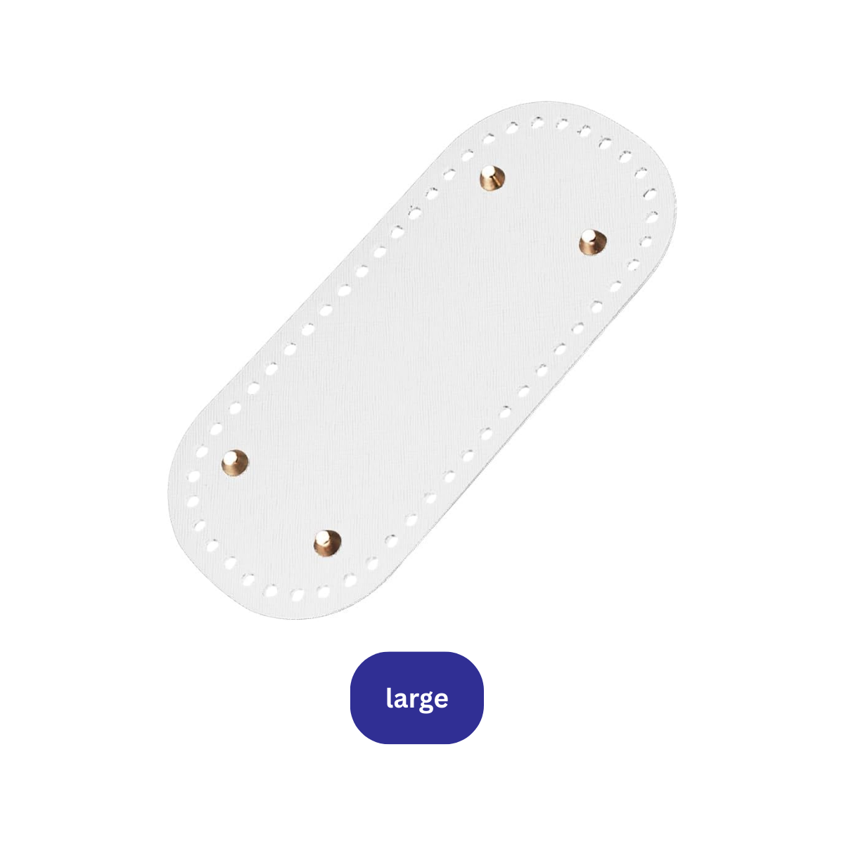 Premium Leather Bag Base Oval Shaper | DIY Crochet Knit