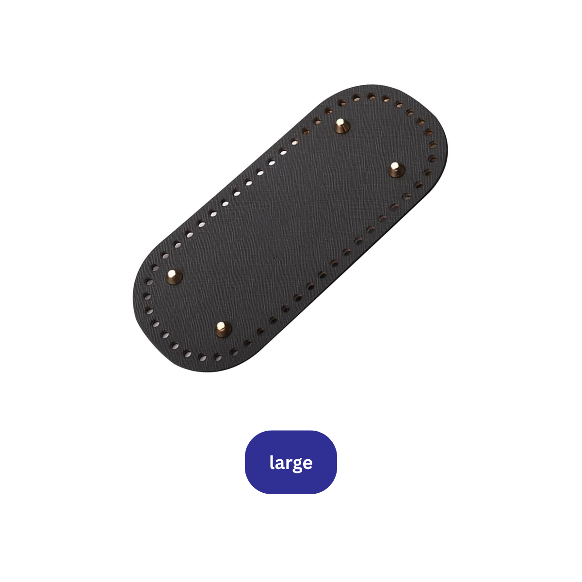 Premium Leather Bag Base Oval Shaper | DIY Crochet Knit