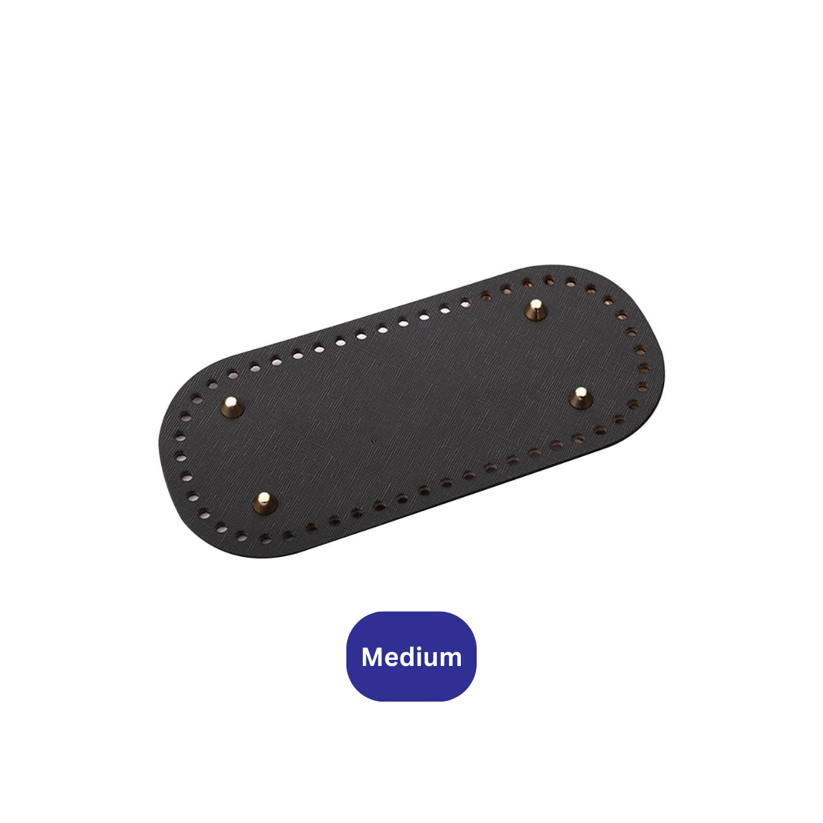 Premium Leather Bag Base Oval Shaper | DIY Crochet Knit
